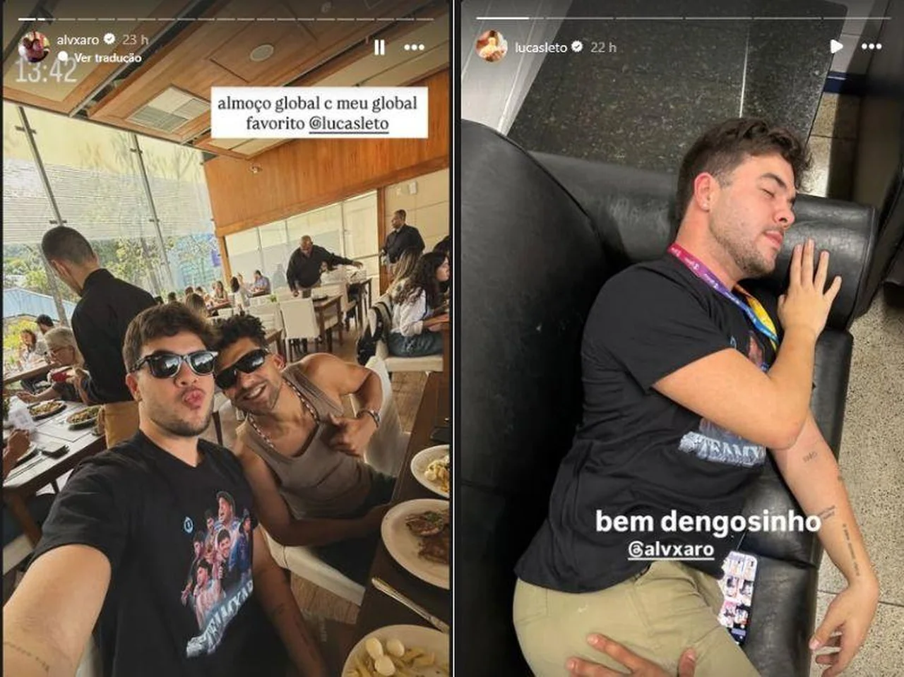 @alvxaro @lucasleto / Instagram/Agência RBS