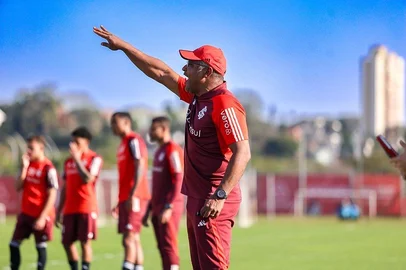 roger no treino do inter
