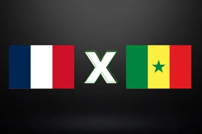 Arte GZH escudos, copa do mundo, frança, senegal