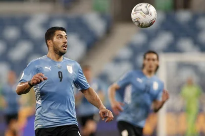 Luis Suárez, Uruguai x Chile, Copa América 2021