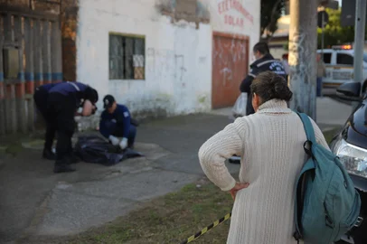 Porto Alegre, RS, Brasil, 21/07/2023 - Cabeça decapitada encontrada na vila Cruzeiro, em POA - Foto: Anselmo Cunha/Agência RBS<!-- NICAID(15489224) -->
