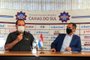 CAXIAS DO SUL, RS, BRASIL, 27/10/2021. Rogério Zimermann foi apresentado pelo presidente Paulo Cesar Santos como novo técnico do Caxias para 2022. (Porthus Junior/Agência RBS)<!-- NICAID(14926126) -->