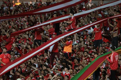 Porto Alegre, RS, Brasil, 10/04/2025 - SC Internacional vs Atlético Nacional de Medellín-COL, no estádio Beira-Rio, em Porto Alegre - Foto: Jefferson Botega/Agência RBSIndexador: jeff botega<!-- NICAID(16014775) -->