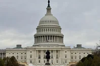 The US Capitol is seen in Washington DC, on November 10, 2024. Control of the House remains undecided as votes are still being counting while a party needs 218 seats in order to have the majority. Republicans have gained control of the Senate. (Photo by Daniel SLIM / AFP)Editoria: POLLocal: WashingtonIndexador: DANIEL SLIMSecao: politics (general)Fonte: AFPFotógrafo: STF<!-- NICAID(15911046) -->