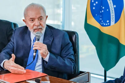 Presidente da República, Luiz Inácio Lula da Silva, durante reunião para anúncios referentes ao setor da indústria de alimentos, no Palácio do Planalto. Brasília - DF.<!-- NICAID(15815940) -->