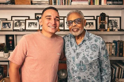 João Gomes e Gilberto Gil<!-- NICAID(15817856) -->