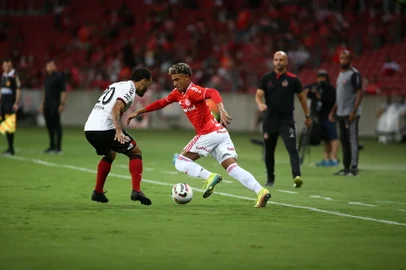 PORTO ALEGRE, RS, BRASIL - 16.02.2022 - O Inter recebe o Brasil-Pel, no Beira-Rio, em jogo válido pela sétima rodada do Gauchão. (Foto: Anselmo Cunha/Agencia RBS)<!-- NICAID(15018608) -->