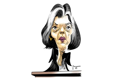 Caricatura de Cármen Lùcia, presidente do STF<!-- NICAID(12447761) -->