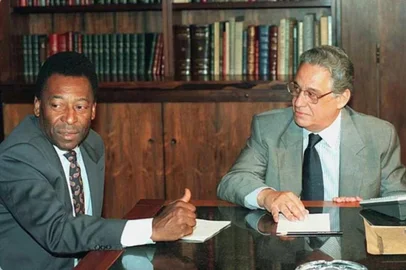 Pelé e FHC<!-- NICAID(15308652) -->