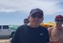 Galvão Bueno posta vídeo se divertindo na praia do Cassino