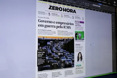 Apresentação do novo projeto da Zero Hora para a redação<!-- NICAID(15744726) -->