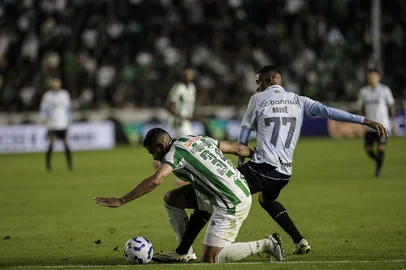 CAXIAS DO SUL, RS, BRASIL 2025.06.01 - Juventude recebe o Grêmio no Alfredo Jaconi pela 11ª rodada do Campeonato Brasileiro. (Foto: André Ávila/ Agência RBS)Indexador: Andre Avila<!-- NICAID(16050330) -->