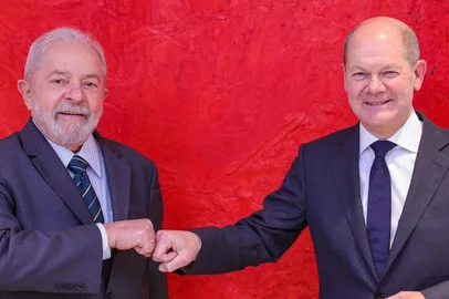 Encontro de Lula e Olaf ScholzRicardo Stuckert / Instituto Lula<!-- NICAID(15334796) -->