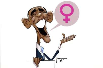 FRASES DA SEMANA - Ilustração de Barack Obama - ARTE: Gilmar Fraga, Agência RBS (online)<!-- NICAID(15847983) -->