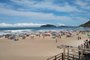 EM BAIXA - movimento nas praias de Florianópolis nesta terça-feira, 29 e dezembro.<!-- NICAID(14679039) -->