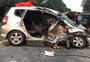 Colisão frontal em rodovia de Carlos Barbosa deixa cinco pessoas feridas