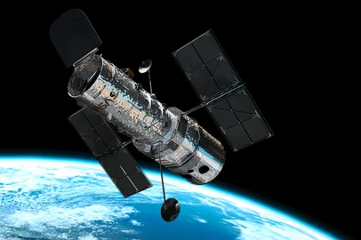 Hubble em órbita<!-- NICAID(11356835) -->
