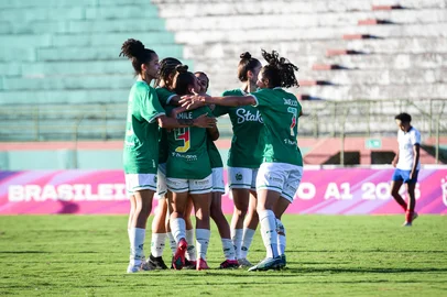 Juventude X Bahia pela última rodada do Brasileirão Feminino.<!-- NICAID(16062987) -->