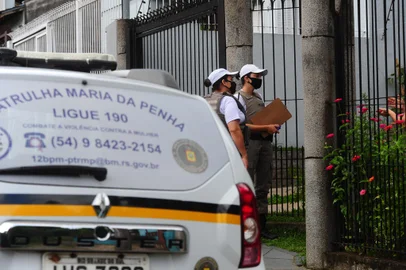 CAXIAS DO SUL, RS, BRASIL, 18/03/2021 - Há aproximadamente 7 anos da criação da Patrulha Maria da Penha, cerca de duas mil mulheres, vítimas de violência, já foram atendidas. (Marcelo Casagrande/Agência RBS)<!-- NICAID(14738522) -->