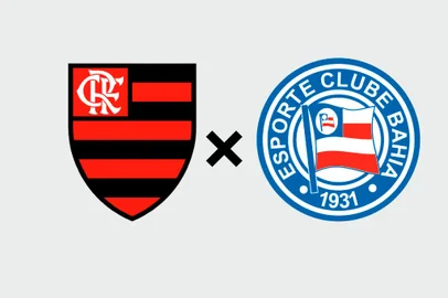 Flamengo x Bahia - escudos