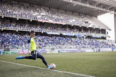 Cruzeiro x Grêmio: jogo válido pela, sexta rodada da Série B do Brasileirão Foto: Marcelo Jacques Alvarenga / Grêmio / DivulgaçãoIndexador: LuizMelao<!-- NICAID(15090474) -->