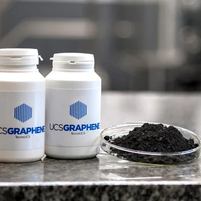 Produtos feitos com grafeno, material que é tema de uma feira na Universidade de Caxias do Sul (UCS). 2ª Feira Brasileira de Grafeno - Foto: Claudia Velho/Divulgação<!-- NICAID(15593087) -->