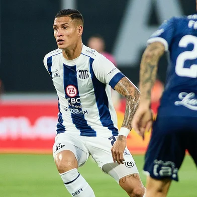 Juan Camilo Portilla, do Talleres de Córdoba - Foto: Talleres @tallerescbaoficial/Instagram/Reprodução<!-- NICAID(15952724) -->