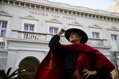 Shana Muller realiza show Canto de América. - Camila Hermes/Agencia RBS<!-- NICAID(15486284) -->