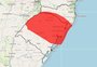RS tem alerta vermelho para tempestade até quarta-feira