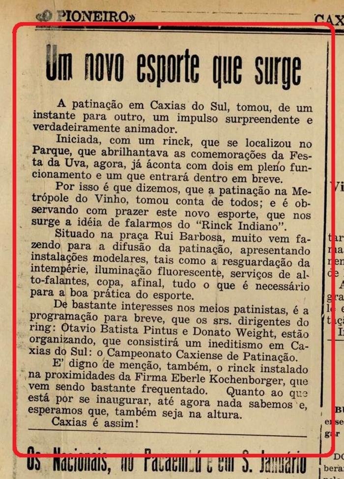 Jornal Pioneiro / reprodução Jornal Pioneiro / reprodução
