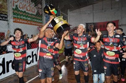 ABF, de São Lourenço do Sul, campeã estadual de futsal da Série Ouro em 2022.<!-- NICAID(15298613) -->