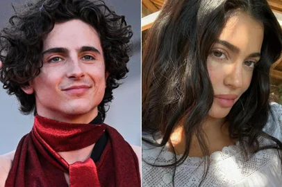 Timothée Chalamet e Kylie Jenner são flagrados aos beijos em show<!-- NICAID(15532271) -->