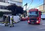 Mulher fica ferida após colisão entre carro e van no centro de Caxias do Sul