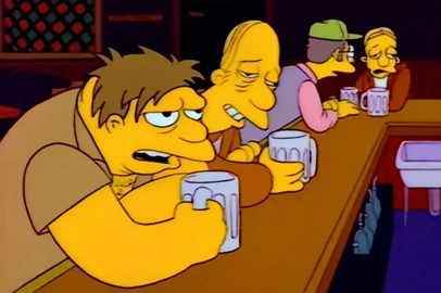 Morte de Larry Dalrymple, personagem recorrente de "Os Simpsons" há 35 ano, viraliza nas redes.<!-- NICAID(15743722) -->