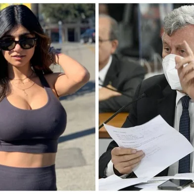 Mia Khalifa e Luis Carlos Heinze