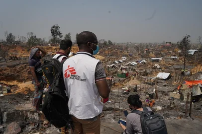 Médicos Sem Fronteiras, 50 anos, DOC, campo de refugiados<!-- NICAID(14966840) -->