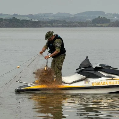 Brigada Militar atua no combate à pesca ilegal e predatória no Norte do Estado<!-- NICAID(15855624) -->