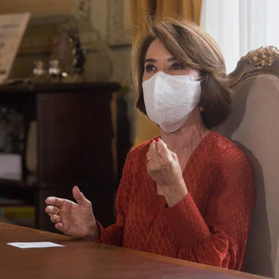 PORTO ALEGRE, RS, BRASIL, 01/04/2021 -A secretÃ¡ria da EducaÃ§Ã£o, Raquel Teixeira, tomou posse na manhÃ£ desta quinta-feira (1/4), com ato no PalÃ¡cio Piratini. A cerimÃ´nia foi transmitida pelas redes sociais do governo do Estado e contou com a participaÃ§Ã£o presencial do governador Eduardo Leite, do ex-secretÃ¡rio da EducaÃ§Ã£o, Faisal Karam, e do secretÃ¡rio-chefe da Casa Civil, Artur Lemos. Fotos: Felipe Dalla Valle/ PalÃ¡cio Piratini<!-- NICAID(14750473) -->