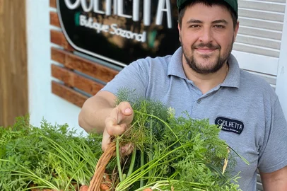 Chef Giordano Tarso, do Colheita Butique Sazonal, em Pinto Bandeira.<!-- NICAID(16106847) -->