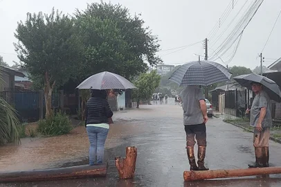 Chuva e vendaval causam transtornos e prejuízos no norte do Estado<!-- NICAID(15598999) -->