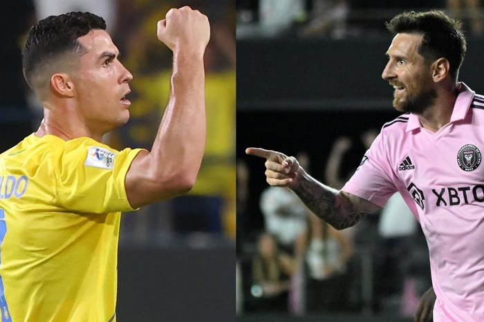 Montagem sobre fotos de Giorgio Viera / AFP / e Fayez Nureldine / AFP