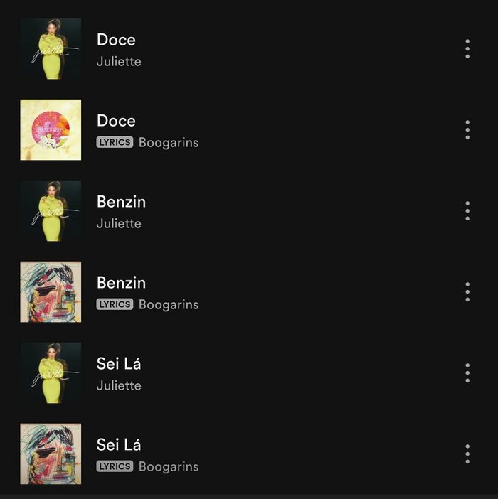 Spotify / Reprodução Spotify / Reprodução