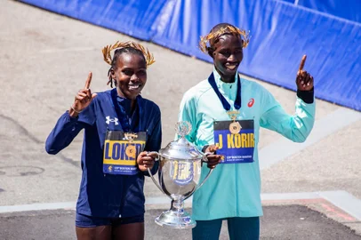 Sharon Lokedi, John Korir, maratona Boston