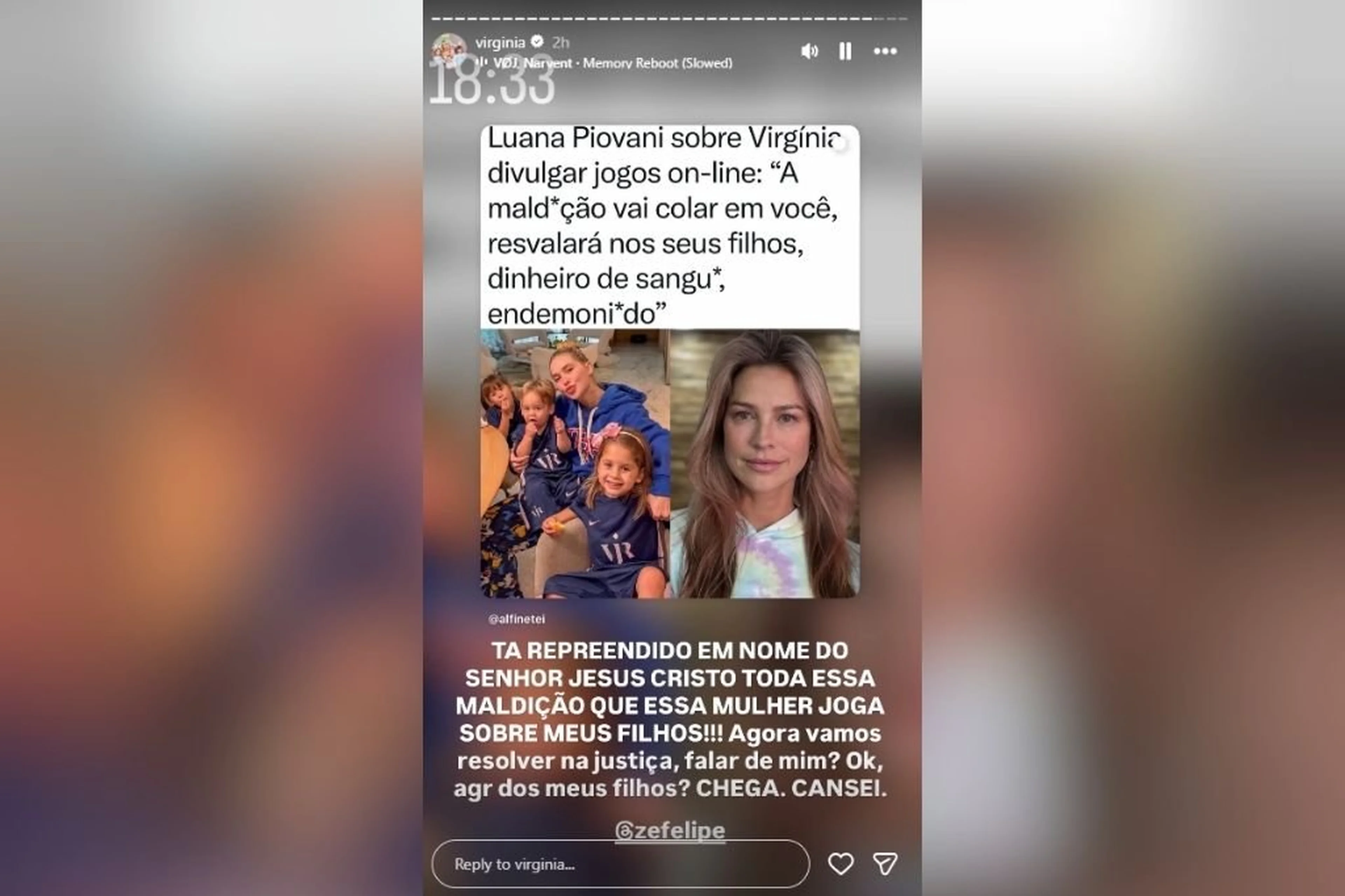 Reprodução/@virginia / Instagram