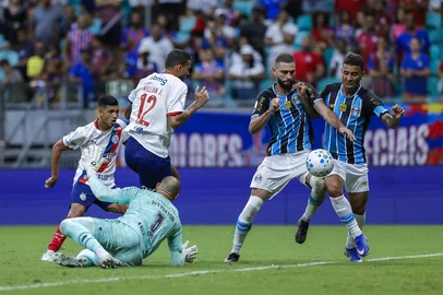 Bahia x Grêmio (17/05/2026) - 16ª rodada do Brasileirão. Fotos: Rafael Rodrigues/EC Bahia.  Fotos liberadas apenas para uso editorial. O Direito Autoral é protegido pela Lei nº 9.610 de 19/02/1998. Sempre que publicar uma foto, publique junto o crédito do fotógrafo. Instagram: @therafao<!-- NICAID(16287094) -->