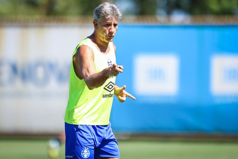 Renato Portaluppi em treino do Grêmio.<!-- NICAID(15720133) -->