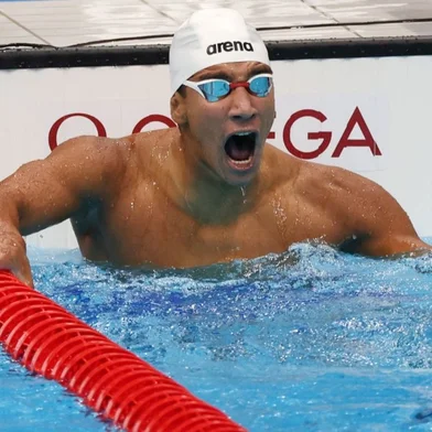 Ahmed Hafnaoui, natação