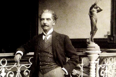 Não se aplica / Arquivo Histórico do RS O Senador José Gomes Pinheiro Machado, foi assassinado no Rio de Janeiro no dia 8 de setembro de 1915. A foto tem dedicatória de 24 de agosto de 1910.<!-- NICAID(14079920) -->