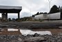 Posto de fiscalização na divisa de Vacaria com SC apresenta condições precárias para o tráfego de caminhões