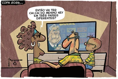 PORTO ALEGRE, RS, BRASIL, 19-05-2026: Charge do Fraga. Foto: Gilmar Fraga/Agência RBS<!-- NICAID(16288754) -->